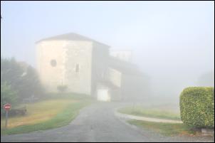 Eglise Grande lors d'un matin brumeux