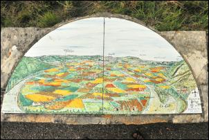 Table d'orientation à coté de la buvette