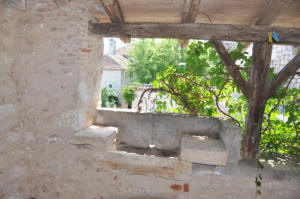 La terasse couverte du gîte